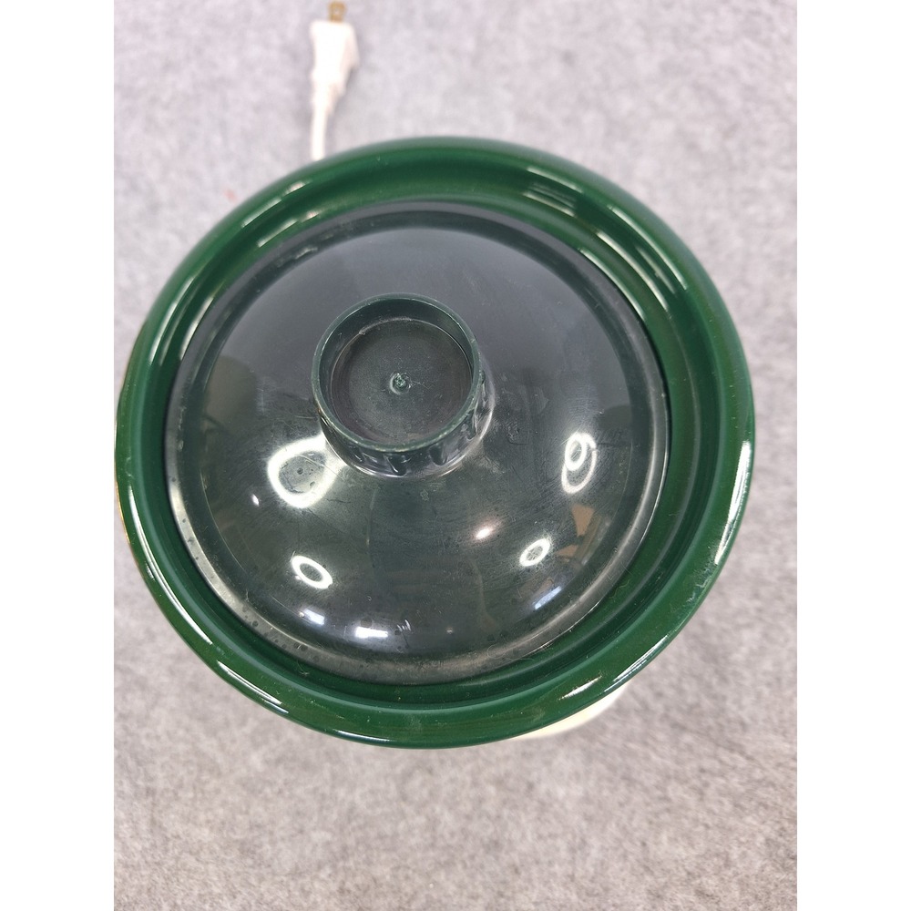 Rival Little Dipper Electric Stoneware Server 1.5 Quart Green Ivy Floral - Picture 4 of 6